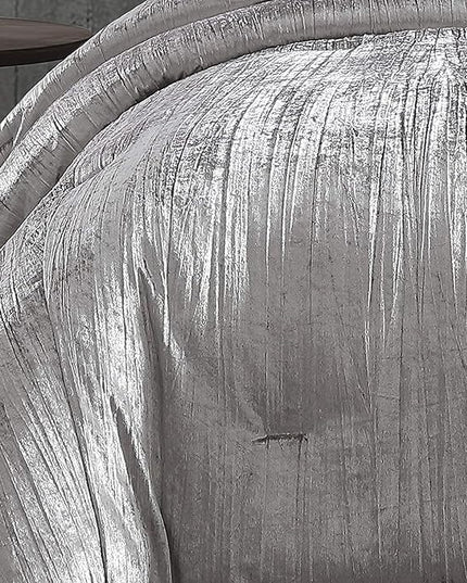 Riverbrook Home Turin Comforter Set, Queen, Silver, 7-Piece Set - LeafyLoom