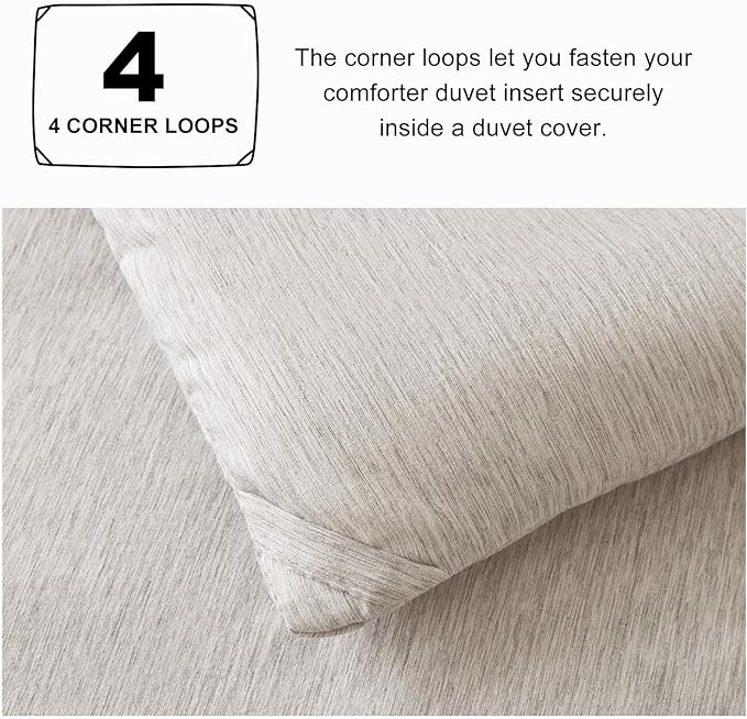 CozyLux Full Size Comforter Set - 3 Pieces Beige Soft Luxury Cationic Dyeing Bedding Comforter for All Season, Breathable Lightweight Fluffy Boho Bed Sets with 1 Comforter and 2 Pillow Shams - LeafyLoom