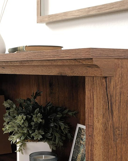 Sauder Miscellaneous Storage 3-Shelf Bookcase/ Book shelf, Vintage Oak finish - LeafyLoom