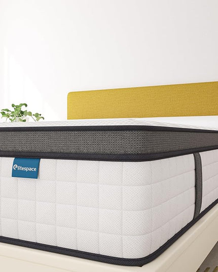 Full Size Mattress,10 Inch Full Mattress in a Box,Hybrid Memory Foam Full Size Mattresses,Medium Firm Soft and Comfort White Mattress,CertiPUR-US. - LeafyLoom