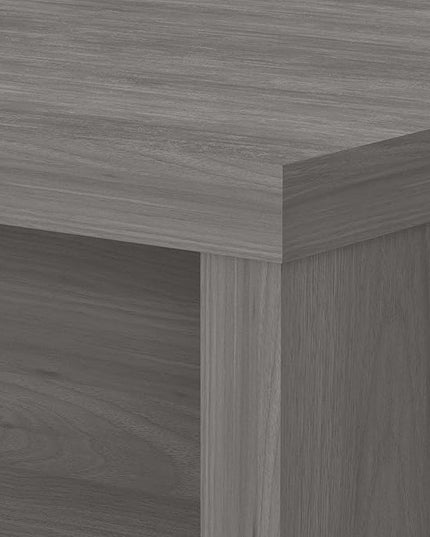 Bush Business Furniture Echo Computer Desk, 72W, Modern Gray - LeafyLoom