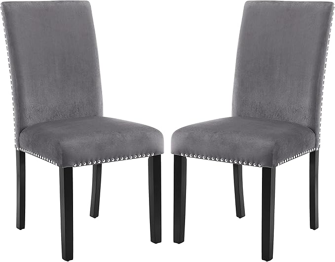 NicBex Haerin-SD-00165-LWJ Dining Chairs, 19"x22.6"x38.3", Gray - LeafyLoom