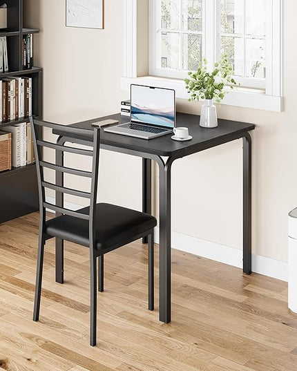 IDEALHOUSE Table for 2 Kitchen-and-Dining-Room-Sets, 29.1329.1329.93, Black - LeafyLoom