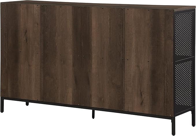 OSP Home Furnishings Ace Contemporary Modern Storage Cube Bookcase, 8 Cubes, Ozark Ash Finish - LeafyLoom