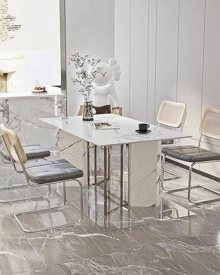 NicBex Haerin-SD-00287-LWJ Dining Chairs, 19.1"x20.1"x30.3", Gray - LeafyLoom