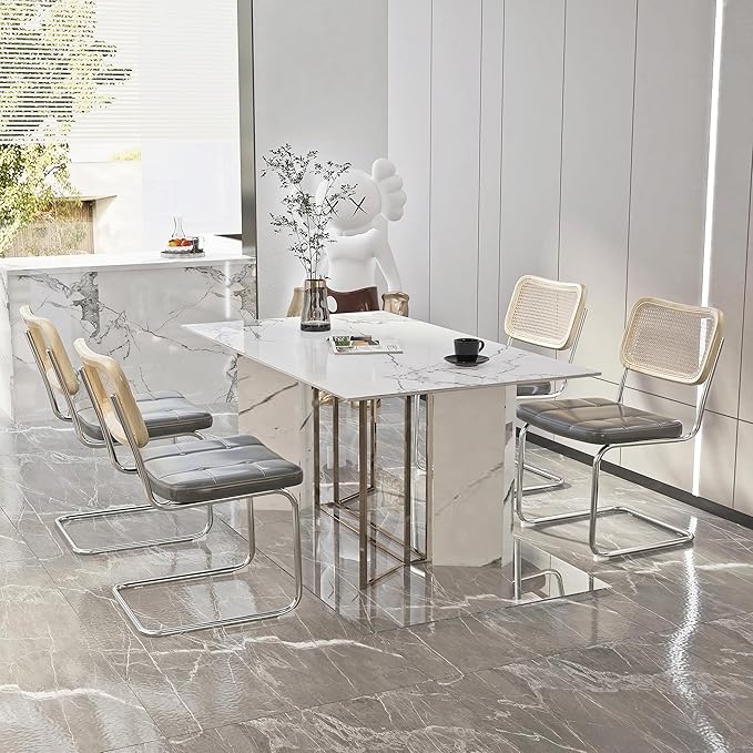 NicBex Haerin-SD-00287-LWJ Dining Chairs, 19.1"x20.1"x30.3", Gray - LeafyLoom