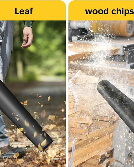 Cordless Leaf Blower for Dewalt 20V Battery, 26000RPM, 400CFM Portable Handheld Leaf Blower for Blowing SnowLeaves, Adjustable Speeds & lightweight for Yard,Patio,Factory(Battery Not Included) - LeafyLoom