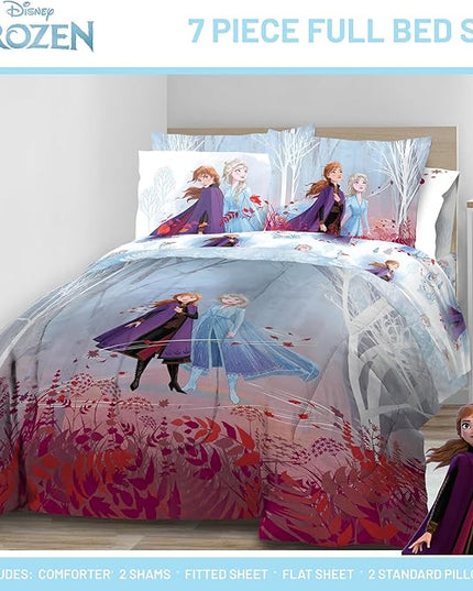 Jay Franco Frozen 2 Forest Spirit Bed Set, Full - LeafyLoom