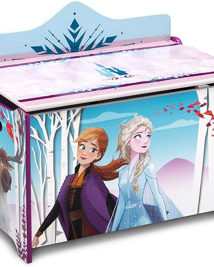 Delta Children Deluxe Toy Box, Disney Frozen II - LeafyLoom