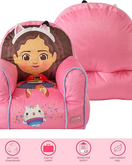 Idea Nuova Gabby's Dollhouse Bean Bag Sofa Chair - LeafyLoom