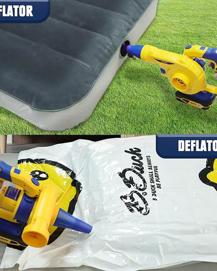 Mellif Leaf Blower for Dewalt 20V MAX Battery(No Battery), Rotatable Brushless Blower/Cordless Vacuum Cleaner/Air Pump for Inflatables, 6 Variable Speed, 180° Adjustable Blower Tube, for Lawn/Yard - LeafyLoom