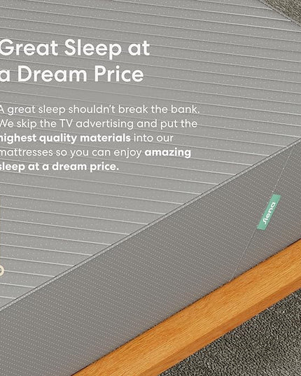 Siena 10” California King Gel Memory Foam Mattress - Medium Firm - 180 Night Trial - Premium Pressure-Relieving Layers - 10 Year Manufacturer Warranty - CertiPUR-US® Certified - LeafyLoom