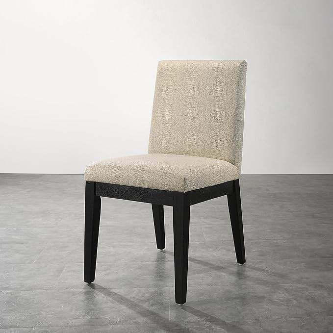 NicBex Haerin-SD-00169-LWJ Dining Chairs, 19"x22"x34", Beige - LeafyLoom