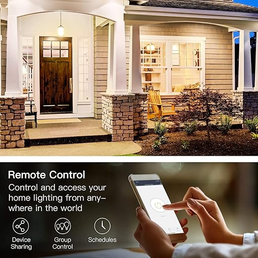 TREATLIFE 3 Way Smart Switch 4 Pack, 2.4Ghz WiFi Smart Light Switch 3 Way Switch Works with Alexa, Google Home and SmartThings, Remote Control, FCC, Schedule, Neutral Wire Required TREATLIFE