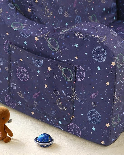 Ulax furniture Toddler Chair, Kids Armchair, Kids Ultra-Soft Snuggle Foam Filled Chair for Boys and Girls - LeafyLoom