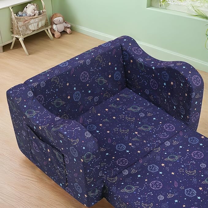 Ulax furniture Toddler Chair, Kids Armchair, Kids Ultra-Soft Snuggle Foam Filled Chair for Boys and Girls - LeafyLoom