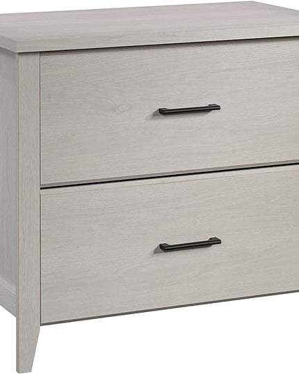 Sauder Summit Station 2-Drawer Lateral File Cabinet, L: 33.86" x W: 20.87" x H: 29.02", Glacier Oak - LeafyLoom