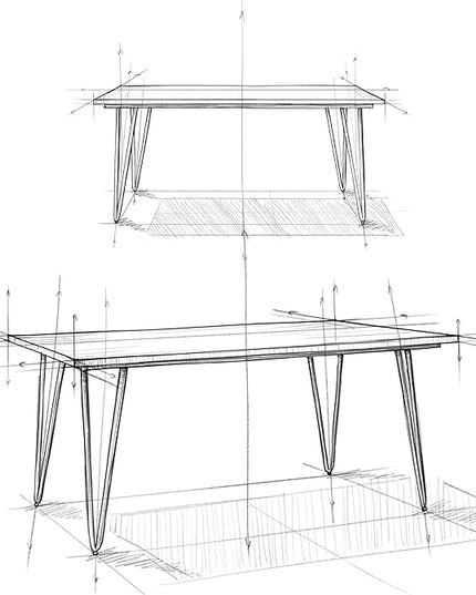 SIMPLIHOME Hunter SOLID MANGO WOOD and Metal 66 Inch Rectangle Industrial Dining Table in Natural, For the Dining Room - LeafyLoom