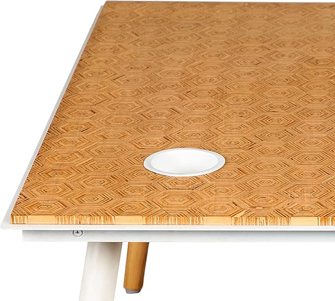 NicBex Coffee Table Wooden Coffee Table with Storage Rectangle Center Tables with Strong Legs Dining Table for Living Room, Dining Room, Office, and Bedroom,31" W, Brown+White - LeafyLoom