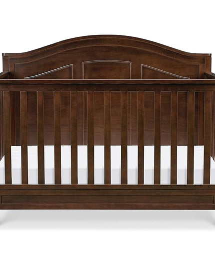 DaVinci Emmett 4-in-1 Convertible Crib in Espresso, Greenguard Gold Certified - LeafyLoom