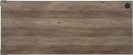 NicBex Kimberly-DW-00032-LWJ Home Office Desks, 65"x65"x31", Rustic Oak - LeafyLoom