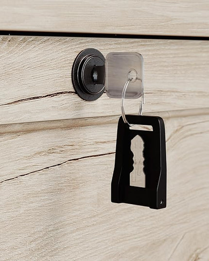 Sauder Hammond Lateral File, L: 32.87" x W: 20.55" x H: 30.0", Chalk Oak Finish - LeafyLoom