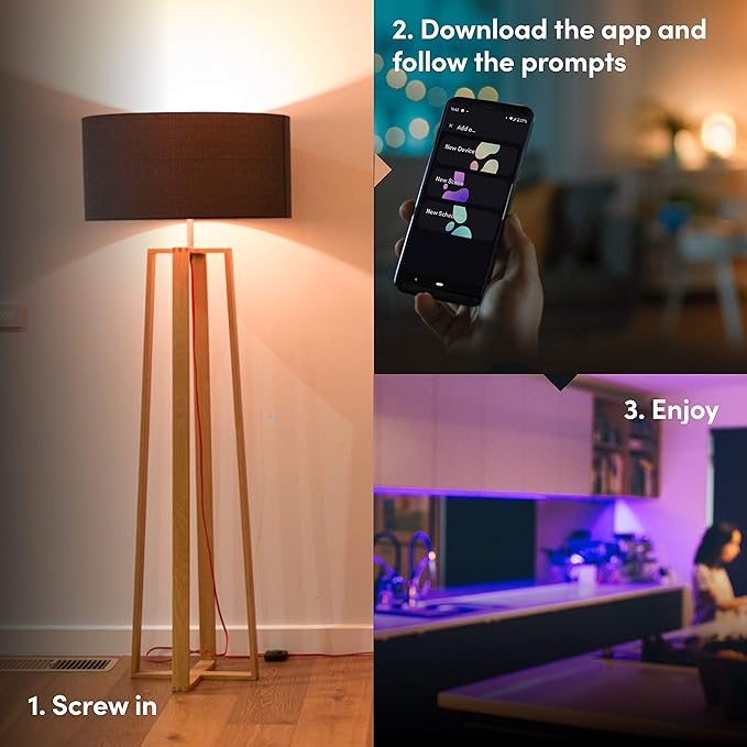 LIFX Color, 1100 lumens BR30 E26, 2.4GHz Wi-Fi Smart LED Light Bulb, Billions of Colors and Whites, No Bridge Required, Works with Alexa, Hey Google, HomeKit and Siri, Multicolor (Pack of 2) LIFX