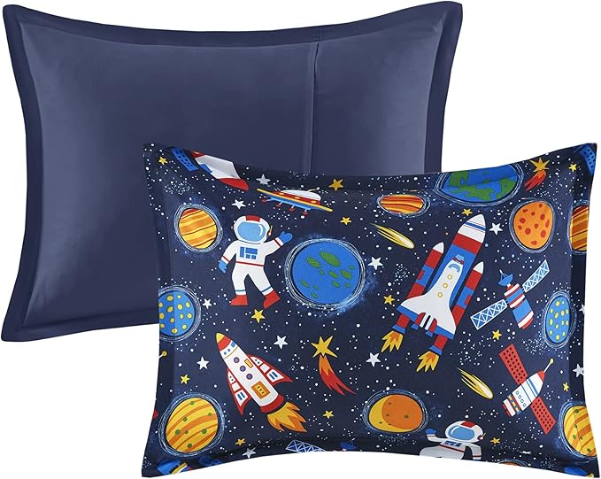 Mi Zone Kids Nash Printed Comforter Set, Full/Queen, Multi 4 Piece - LeafyLoom