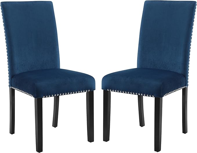 NicBex Haerin-SD-00164-LWJ Dining Chairs, 19"x22.6"x38.3", Blue - LeafyLoom
