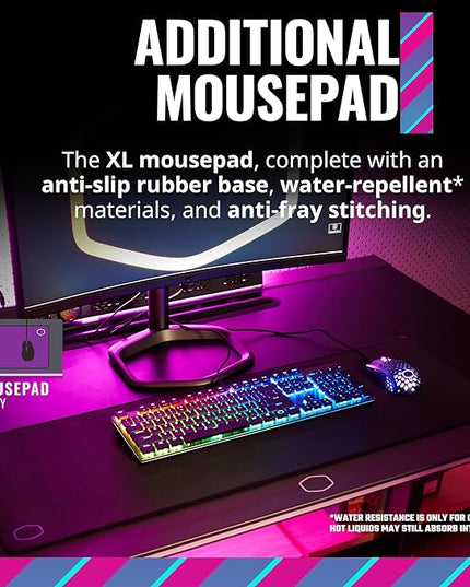Cooler Master GD120 ARGB PC Desk, Gaming Table - LeafyLoom