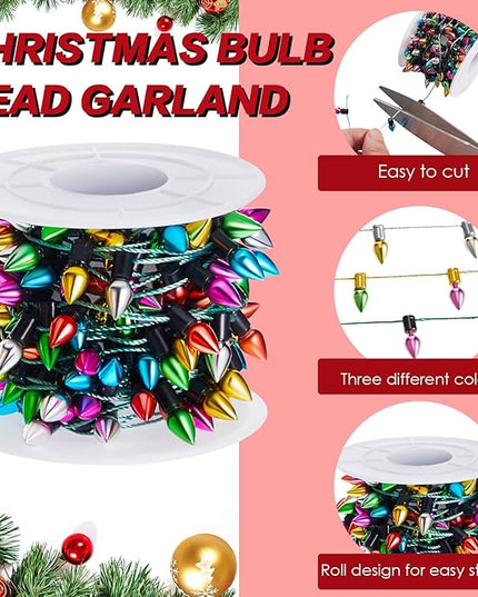 Tuanse 590 Inch Christmas Lights Miniature String Light Accessories Fake Light String Fairy Lights 3 Pieces Christmas Decoration for Xmas Furniture Accessories Tuanse