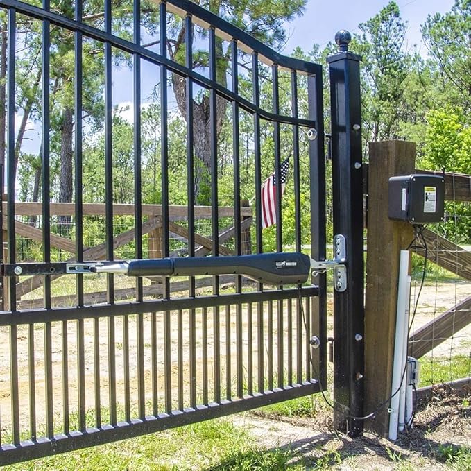 Mighty Mule MM571W-A Automatic, Single Gate Opener - Upgraded, Black MightyMule
