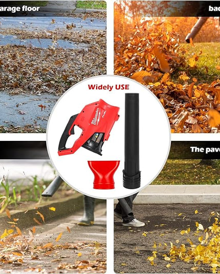Flat Nozzle blower attachments fits for Milwaukee 2724-20 M18 Fuel Leaf Blower,Work for Milwaukee 2724-21 blower,Red(1 Pack, no Tool) - LeafyLoom