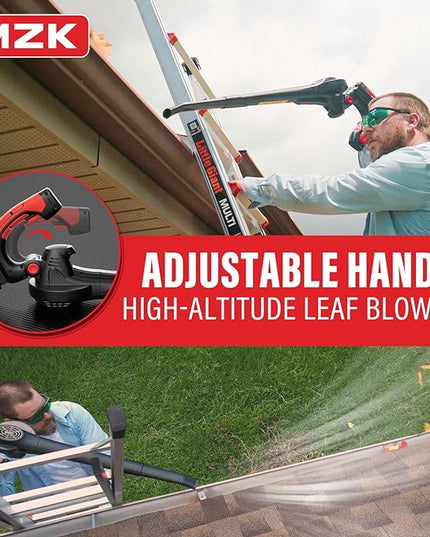 MZK Cordless Leaf Blower,20V Battery Powered Leaf Blower for Lawn Care, Electric Lightweight Mini Leaf Blower(Battery & Charger Included) - LeafyLoom