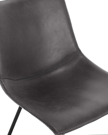 Poly and Bark Paxton Dining Chair, Set of 2 Grey - LeafyLoom
