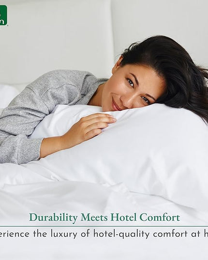 California Design Den Luxury California King Extra Deep Pocket Sheets, 600 Thread Count 100% Cotton Sateen, California King Sheet Set, Hotel-Quality Bedding - Bright White - LeafyLoom