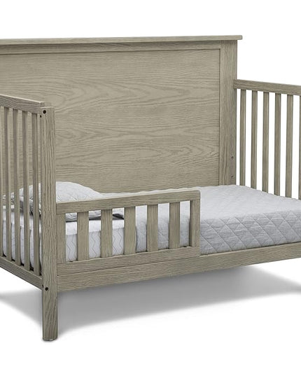 Delta Children Middleton 4-in-1 Convertible Baby Crib, Textured Limestone - LeafyLoom