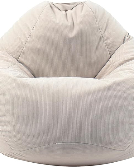 3 Ft Bean Bag Chair Cover (No Filler) Stuffed Animal Storage Bean Bag Cover for Pets Dogs/Cats Bed Corduroy Stuffed for Organizing Plush Toys - LeafyLoom