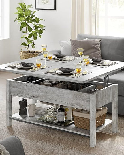 FABATO coffee table, Gray - LeafyLoom
