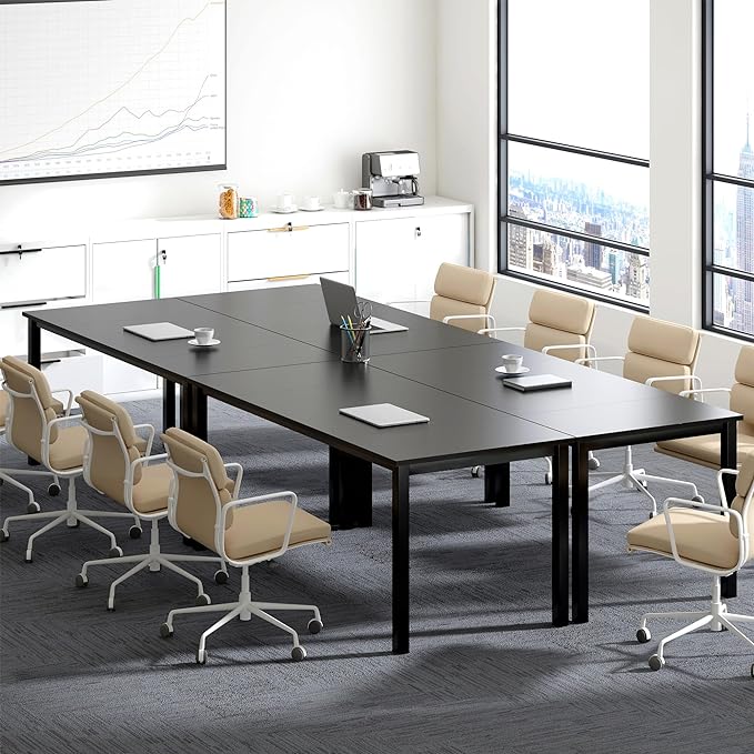 Need 70.8 Inch Executive Office Desk, Large Stylish Computer Desk, Simple Study Writing Desk, Workstation Business Furniture for Home Office, Black - LeafyLoom