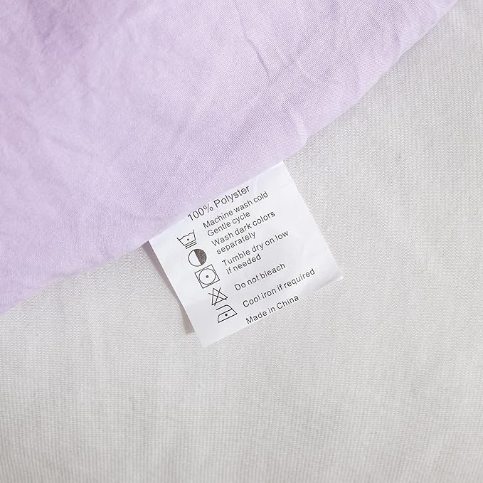 ROSGONIA California King Comforter Set Lavender, 3pcs (1 Boho Purple Cal King Comforter & 2 Pillowcases), All Season Bedding Bedspread Blanket Quilts - LeafyLoom
