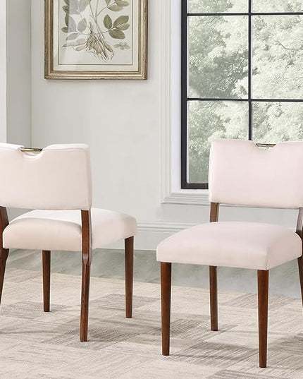 NicBex Haerin-SD-00136-LWJ Dining Chairs, 23"x19"x33", Beige - LeafyLoom