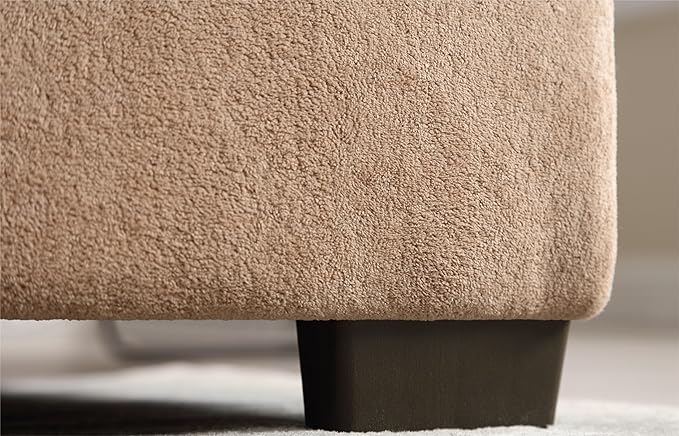 Symmetrical Modular Sectional Sofa with Chaise Lounge, 6 Seater Fabric Upholstered Cloud Couch, U Shaped Oversized Sleeper Sofa&Couches with Thicked Cushion & Detackable Backrest Living Room - LeafyLoom