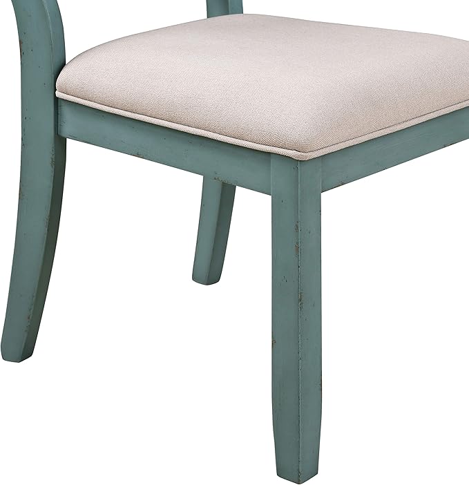 NicBex Haerin-SD-00174-LWJ Dining Chairs, 23.5"x18.3"x38.8", Blue - LeafyLoom