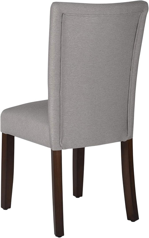 HomePop Classic Parsons Dining Chairs, Single Pack, Ash Gray - LeafyLoom