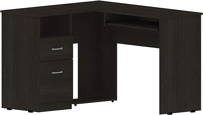 NicBex Kimberly-DW-00051-LWJ Home Office Desks, 47.2"x41.3"x30.4", Black - LeafyLoom