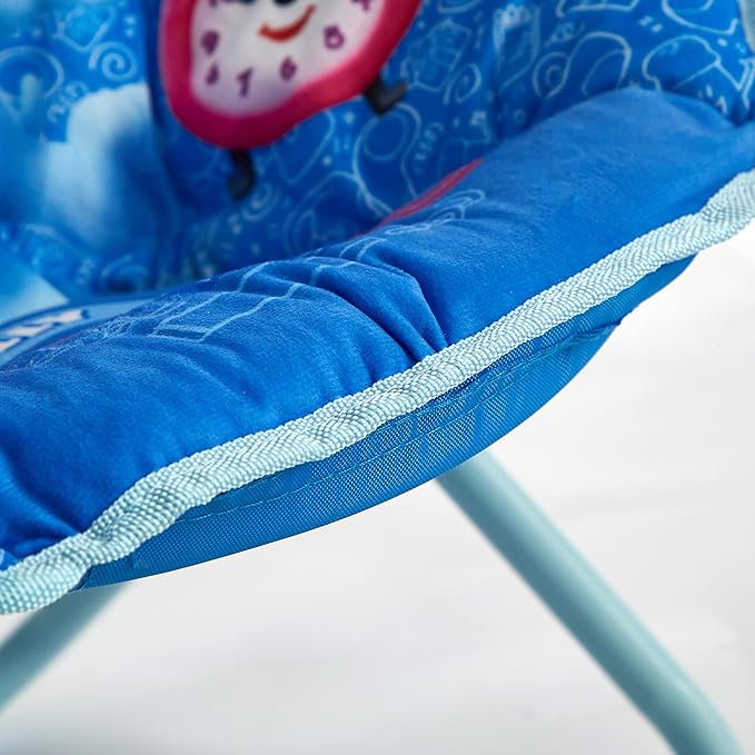 Nickelodeon Blues Clues Toddler 19” Folding Saucer Chair with Cushion, Ages 3+, Polyester - LeafyLoom