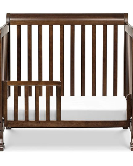 DaVinci Kalani 4-in-1 Convertible Mini Crib in Espresso | Greenguard Gold Certified - LeafyLoom