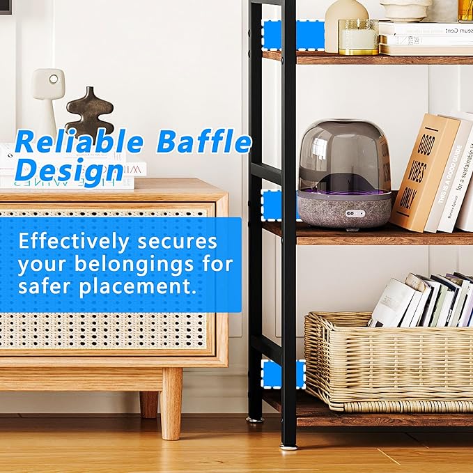 Small Bookshelf for Small Spaces, 3 Tier Small Book Shelf Organizer, Narrow Bookcase for Small Spaces, Small Bookcase for Bedroom, Living Room, Home, Office, 120 lbs Weight Capacity (Brown) - LeafyLoom