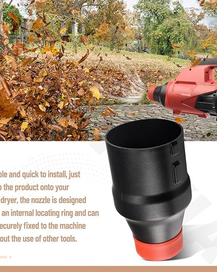 Car Drying Nozzle for Milwaukee M18 Fuel Single Battery 2724-20 2728-20 M18 Leaf Blowers, Car Drying Nozzle for Milwaukee Leaf Blowers with Red Soft Tip Cover - LeafyLoom